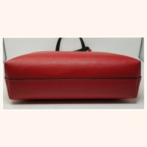 Coach Disney Mickey Mouse X Keith Haring Electric Red Leather Highline Tote - Picture 6 of 8